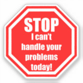 Stop Sticker (Voorkant)