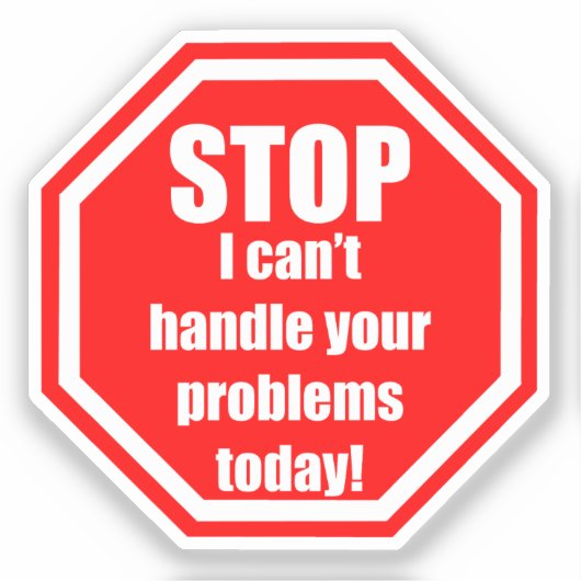 Stop Sticker (Voorkant)