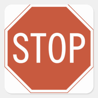 Stop Stickers