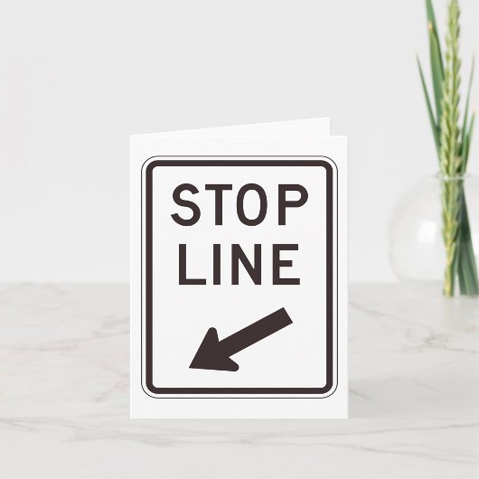 Stop streep weg teken kaart