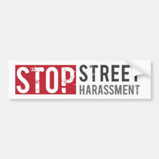 Stop Street Harassment Bumpersticker