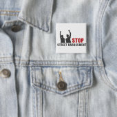 Stop Street Harassment People Button (In situ)