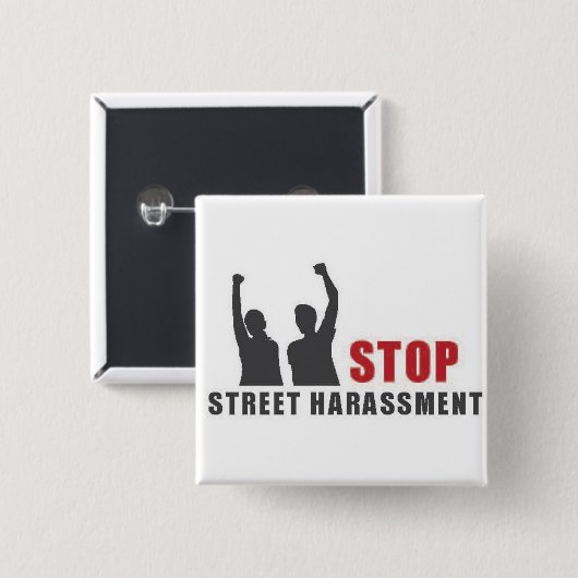 Stop Street Harassment People Button (Voorkant /achterkant)