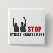 Stop Street Harassment People Button (Voorkant)