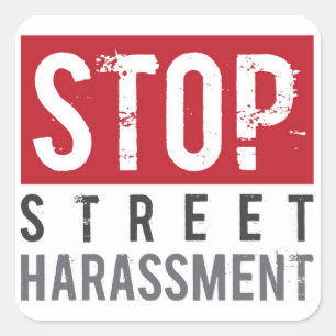 Stop Street Harassment Stickers - Klein