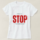 STOP T-SHIRT (Design voorkant)