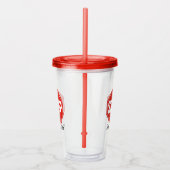 STOP-teken Acryl Drinkbeker (Rechts)