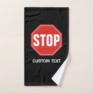 STOP-teken Bad Handdoek