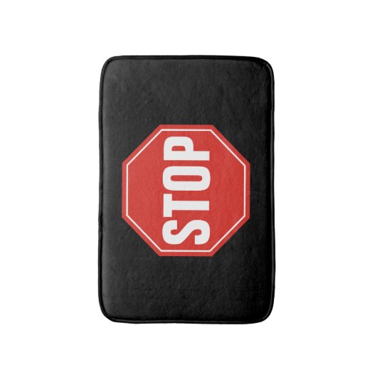 STOP-teken Badmat (Voorkant Verticaal)