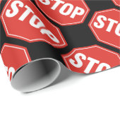 STOP-teken Cadeaupapier (Rol Hoek)