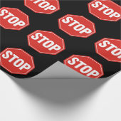 STOP-teken Cadeaupapier (Hoek)