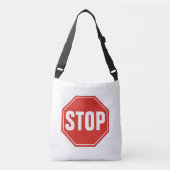 STOP-teken Crossbody Tas (Voorkant)