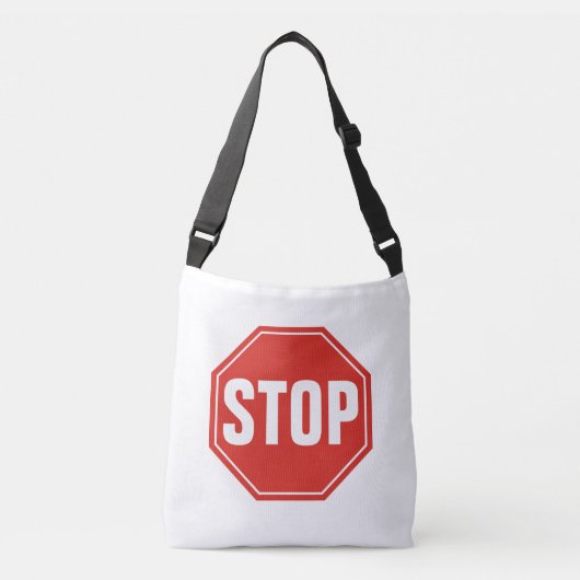 STOP-teken Crossbody Tas (Voorkant)