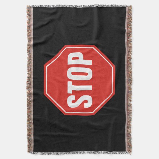STOP-teken Deken (Voorkant Verticaal)