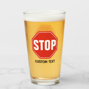 STOP-teken Glas