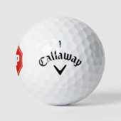 STOP-teken Golfballen (Logo)