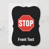 STOP-teken Kaart (Voorkant)