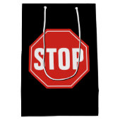 STOP-teken Medium Cadeauzakje (Achterkant)