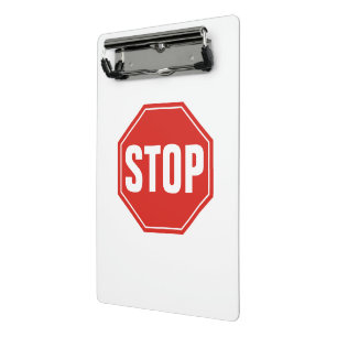 STOP-teken Mini Klembord