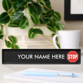 STOP-teken Naambordje