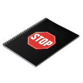 STOP-teken Notitieboek (Linkerzijde)