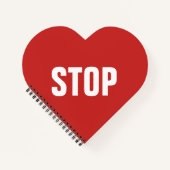 STOP-teken Notitieboek (Voorkant)
