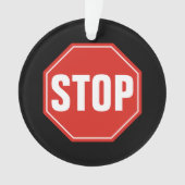 STOP-teken Ornament (voorkant)