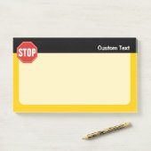 STOP-teken Post-it® Notes (Op bureau)