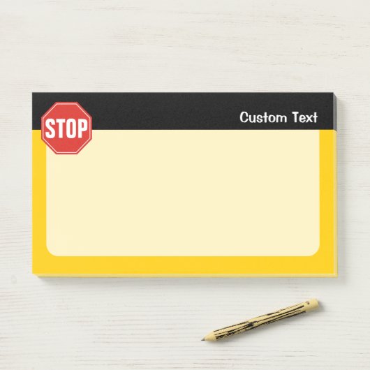STOP-teken Post-it® Notes (Op bureau)