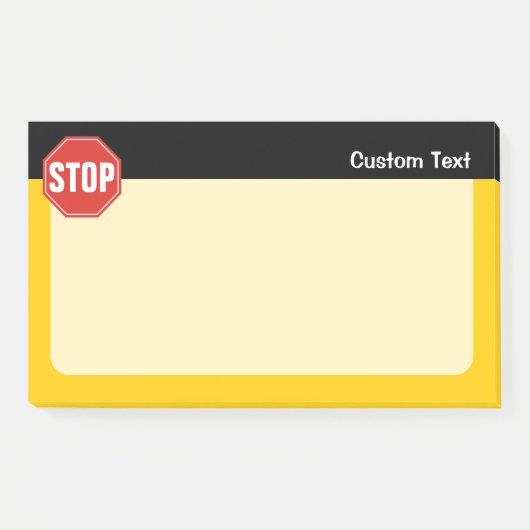 STOP-teken Post-it® Notes (Voorkant)