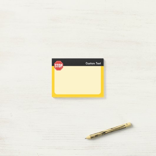 STOP-teken Post-it® Notes (Op bureau)