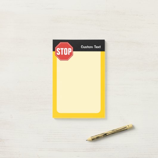 STOP-teken Post-it® Notes (Op bureau)