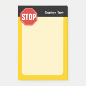STOP-teken Post-it® Notes (Voorkant)