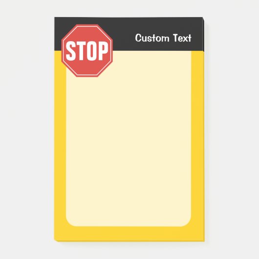 STOP-teken Post-it® Notes (Voorkant)