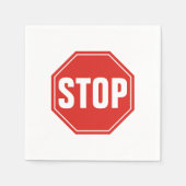 STOP-teken Servetten (Voorkant)
