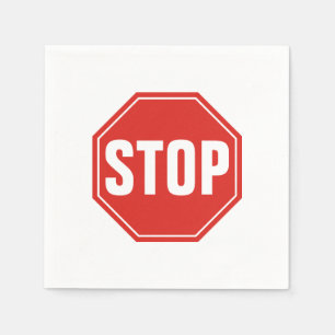 STOP-teken Servetten