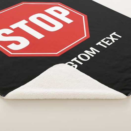 STOP-teken Sherpa Deken (3/4)