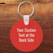 STOP-teken Sleutelhanger (Achterkant)