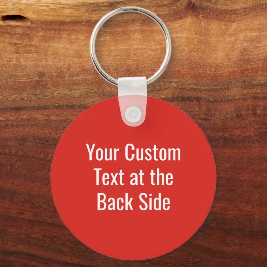 STOP-teken Sleutelhanger (Achterkant)