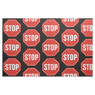 STOP-teken Stof
