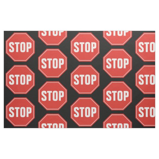 STOP-teken Stof (Fat Quarter)