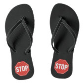 STOP-teken Teenslippers (Voetbed)