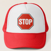 STOP-teken Trucker Pet (Voorkant)