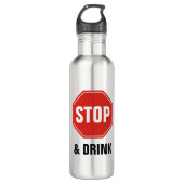 STOP-teken Waterfles (Voorkant)