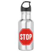 STOP-teken Waterfles (Voorkant)
