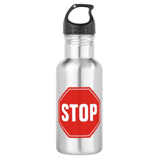 STOP-teken Waterfles (Voorkant)