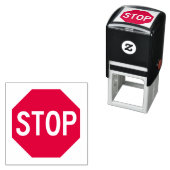 STOP-teken Zelfinktstempel Zelfinktende Stempel (In situ)