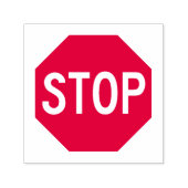 STOP-teken Zelfinktstempel Zelfinktende Stempel (Design)