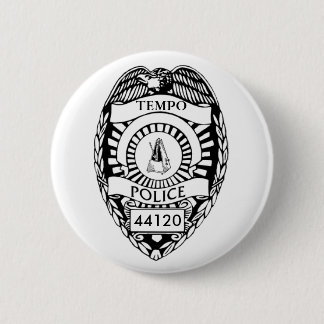 Stop! Tempo Politie! Ronde Button 5,7 Cm