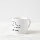 "STOP THAT" Sarcastic Alligator Mug Espresso Kop (Voorkant rechts)